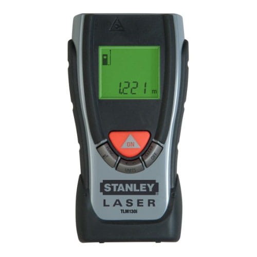 Stanley TLM130I – Metro Laser Portatile Con Precisione ±2 Mm, Calcolo Di Superficie E Volume