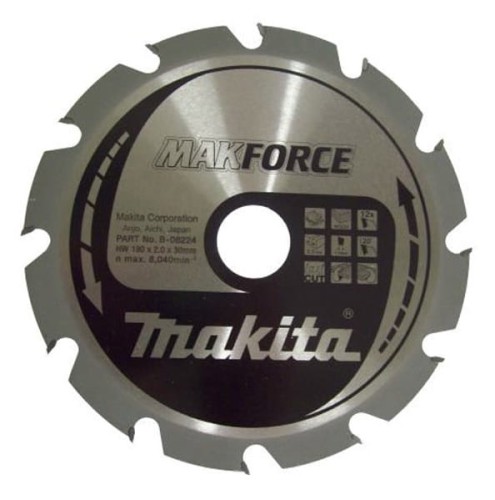 MAKITA TARCZA TNĄCA MAKFORCE CSC19012G DO DREWNA 190X30X1.4MM 12 ZĘBÓW B08224