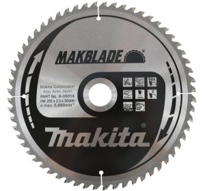 MAKITA TARCZA TNĄCA MAKBLADE MSM25560G DO UKOŚNIC 255x30x1.8MM 60 ZĘBÓW B09014 - DARMOWA WYSYŁKA