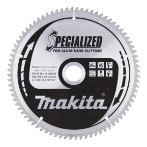 MAKITA TARCZA TNĄCA SPECIALIZED MSA25080G DO ALUMINIUM 250x30x1.8MM 80 ZĘBÓW B09634 - DARMOWA WYSYŁKA
