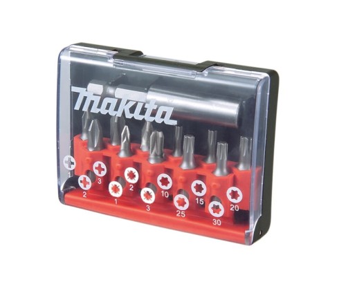 MAKITA ZESTAW KOŃCÓWEK WKRĘTAKOWYCH Z MAGNETYCZNĄ TULEJĄ CHWYTAKOWĄ 12 SZTUK D-31083