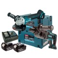 MAKITA ZESTAW COMBO (DGA504 + DHR241) 18V2x5.0Ah 2xMAKPAC3 DLX2153TJ1 - DARMOWA WYSYŁKA