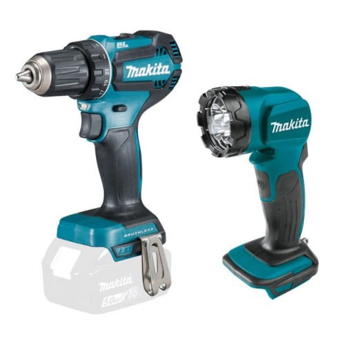 MAKITA ZESTAW COMBO (DDF485 + DML815), 18V, 3x3.0Ah ,MAKPAC DLX2349J - DARMOWA WYSYŁKA