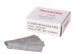 MAKITA SZTYFTY BEZGŁÓWKOWE 18MM DO AF201Z 10000 SZTUK F31825