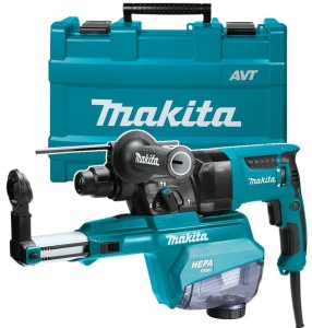 MAKITA MŁOTOWIERTARKA Z ODSYSANIEM 800W 2.2J HR2653 - DARMOWA WYSYŁKA