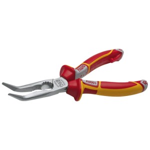 NWS SZCZYPCE TNĄCE PÓŁOKRĄGŁE  45° WYGIĘTE 205MM 141-49VDE-205