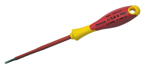 PROLINE WKRĘTAK PŁASKI ELEKTROTECHNICZNY 4,5x125MM 1000V 10577