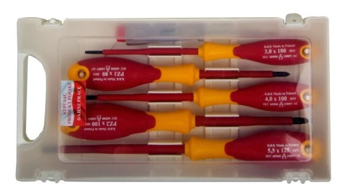 PROLINE ZESTAW WKRĘTAKÓW ELEKTROTECHNICZNYCH 1000V 6 CZ. 10598