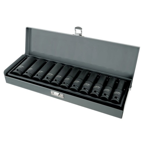 PROLINE ZESTAW NASADEK UDAROWYCH WYDŁUŻONYCH 1/2" 10-24MM 11 SZTUK 18494 - DARMOWA WYSYŁKA