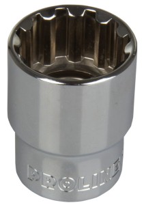 PROLINE NASADKA UNIWERSALNA SPLINE 1/2" M8X38MM 18500