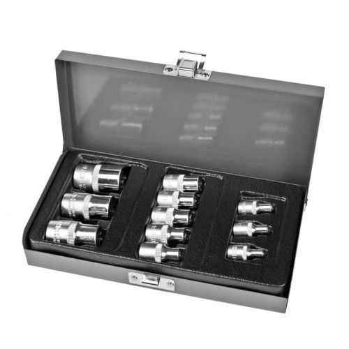 PROLINE ZESTAW NASADEK 11 SZT. TORX 1/2-3/8-1/4"E4-20 18711
