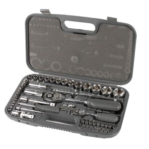 PROLINE ZESTAW NASADEK I KOŃCÓWEK 56 SZT. 1/4’’, 1/2’’  4-32MM 18756