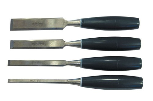 MEGA DŁUTA DO DREWNA 6-24MM KOMPLET 4 SZTUKI 19004