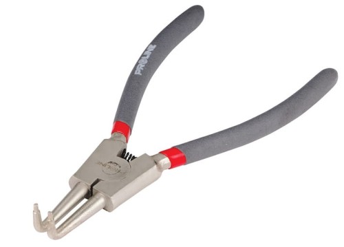 PROLINE SZCZYPCE DO PIERŚCIENI OSADCZYCH ZEWNĘTRZNE WYGIĘTE 175MM 28637