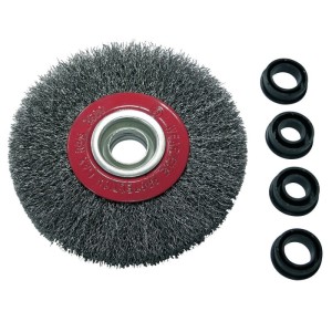 PROLINE SZCZOTKA TARCZOWA 125MM DRUT STALOWY FALOWANY 32542