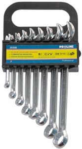  PROLINE KLUCZE PŁASKO-OCZKOWE KPL. 6-19MM 8SZT. 35308