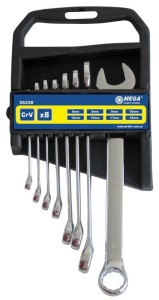 PROLINE KLUCZE PŁASKO-OCZKOWE 8-17MM CRV KOMPLET 6 SZTUK 35336