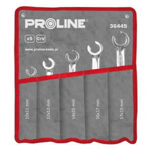  PROLINE KLUCZE OCZKOWE OTWARTE 5SZT. 10-19MM 36445