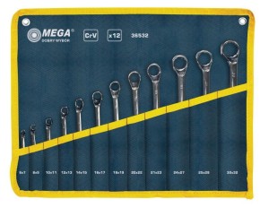 PROLINE KLUCZE OCZKOWE ODGIĘTE 6-32MM ZESTAW 12 SZT. 36532