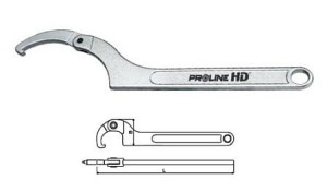 PROLINE KLUCZ HAKOWY Z PAZUREM PRZEGUBOWY 35X50MM 36801