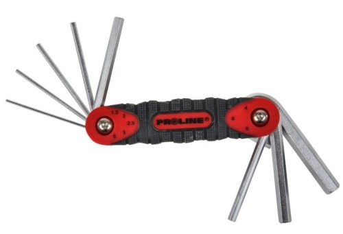 PROLINE ZESTAW KLUCZY SZEŚCIOKĄTNYCH 1.5-8MM 8 SZTUK 48368