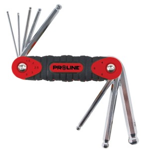 PROLINE KLUCZE IMBUSOWE  SZEŚCIOKĄTNE Z KULKĄ 1.5-8MM ZESTAW 8 SZTUK 48378