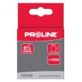 PROLINE ZSZYWKI HARTOWANE PÓŁOKRĄGŁE TYP S 12MM 1000 SZTUK 55332