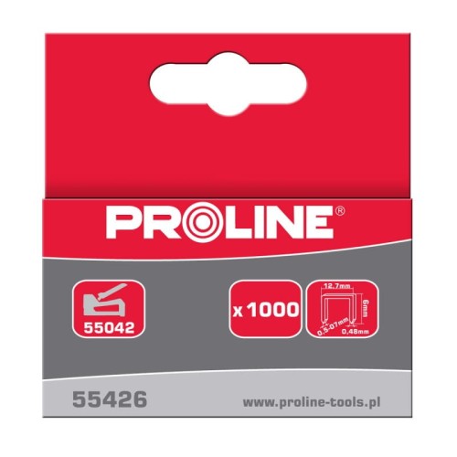 PROLINE ZSZYWKI HARTOWANE TYP R 6MM 1000 SZTUK 55426