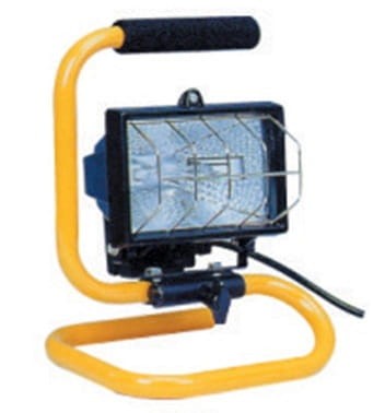 MEGA LAMPA HALOGENOWA PRZENOŚNA 150W IP44 CZARNA/ŻÓŁTA 66154