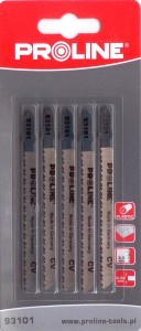 PROLINE BRZESZCZOT DO WYRZYNARKI DO DREWNA CHWYT TYP T 10TPI  KOMPLET 5 SZTUK 93101