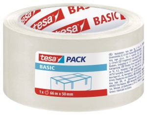 TESA TAŚMA PAKOWA BASIC PRZEZROCZYSTA 66MX50MM H5857000