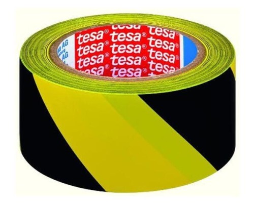 TESA TAŚMA OSTRZEGAWCZA SAMOPRZYLEPNA 33MM 50M CZARNO-ŻÓŁTA H6076093