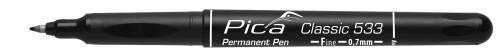 PICA MARKER PERMANENTNY CLASSIC 533 BARDZO PRECYZYJNY 0.7MM CZARNY 533/46