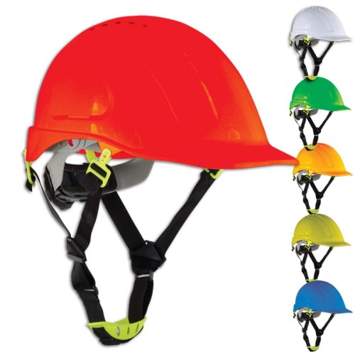 LAHTI PRO HEŁM PRZEMYSŁOWY WENTYLOWANY CZERWONY 52-64CM L1040506