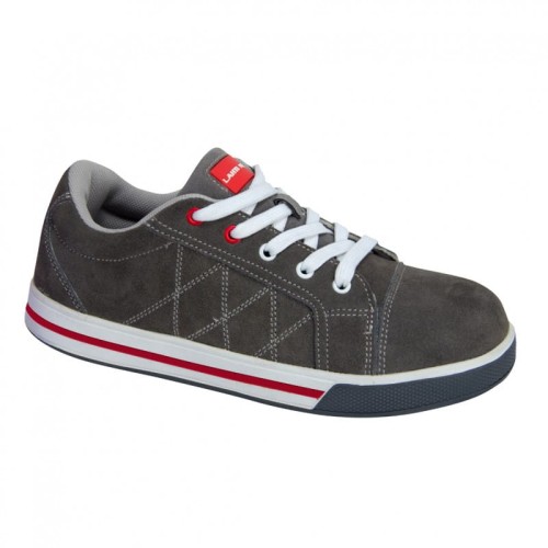 LAHTI PRO ROZ. 44 PÓŁBUTY ZAMSZOWE SZARO-CZERWONE L3040744