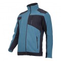 LAHTI PRO BLUZA POLAROWA ZE WZMOCNIENIAMI TURKUSOWO-CZARNA 2XL L4011405