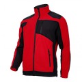 LAHTI PRO BLUZA POLAROWA ZE WZMOCNIENIAMI CZERWONO-CZARNA ROZMIAR L L4011503