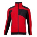 LAHTI PRO BLUZA POLAROWA ZE WZMOCNIENIAMI CZERWONO-CZARNA ROZMIAR L L4011503