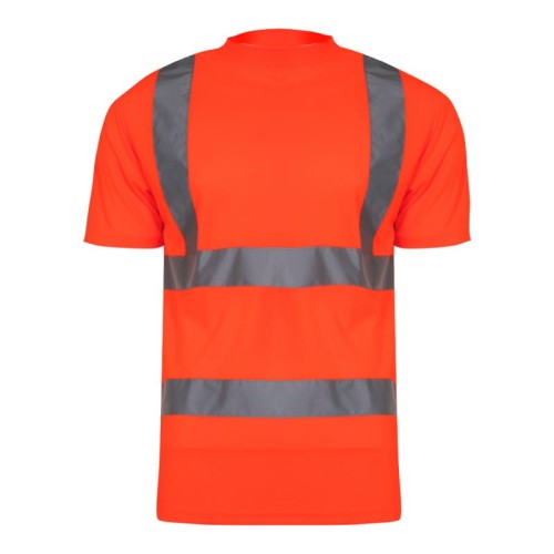 LAHTI PRO ROZ. L KOSZULKA T-SHIRT OSTRZEGAWCZA POMARAŃCZOWA L4020703