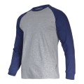 LAHTI PRO KOSZULKA Z DŁUGIM RĘKAWEM SZARO-NIEBIESKA ROZMIAR M L4022402
