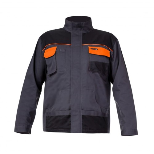 LAHTI PRO  ROZ. M BLUZA GRAFITOWO-POMARAŃCZOWA  L4040450