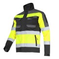 LAHTI PRO ROZ.XL KURTKA OSTRZEGAWCZA - SLIM FIT CZARNO-ŻÓŁTA L4041104
