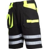 LAHTI PRO ROZM. XL SPODENKI KRÓTKIE Z ODBLASKAMI CZARNO-ŻÓŁTE L4070504