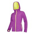 LAHTI PRO ROZ. S KURTKA SOFT-SHELL DAMSKA FIOLETOWO-ZIELONA Z KAPTUREM L4090501