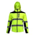 LAHTI PRO ROZ. 3XL KURTKA OSTRZEGAWCZA SOFT-SHELL ŻÓŁTA Z ODPINANYMI RĘKAWAMI L4091906