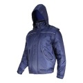 LAHTI PRO ROZ. 2XL KURTKA OCIEPLANA Z ODPINANYMI RĘKAWAMI GRANATOWA L4092705