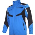 LAHTI PRO ROZ. S KURTKA SOFTSHELL Z KAPTUREM I ODPINANYMI RĘKAWAMI NIEBIESKO-CZARNA L4093001