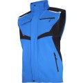 LAHTI PRO ROZ. L KURTKA SOFTSHELL Z KAPTUREM I ODPINANYMI RĘKAWAMI NIEBIESKO-CZARNA L4093003