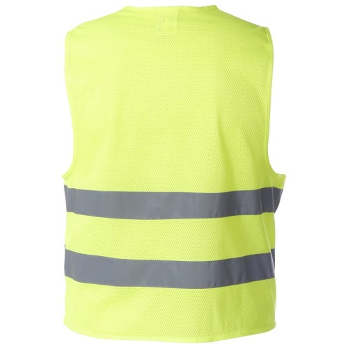 LAHTI PRO KAMIZELKA SIATKOWA Z PASKAMI ODBLASKOWYMI ŻÓŁTA ROZMIAR XL L4130504