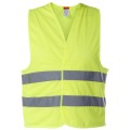 LAHTI PRO KAMIZELKA SIATKOWA Z PASKAMI ODBLASKOWYMI ŻÓŁTA ROZMIAR 2XL L4130505